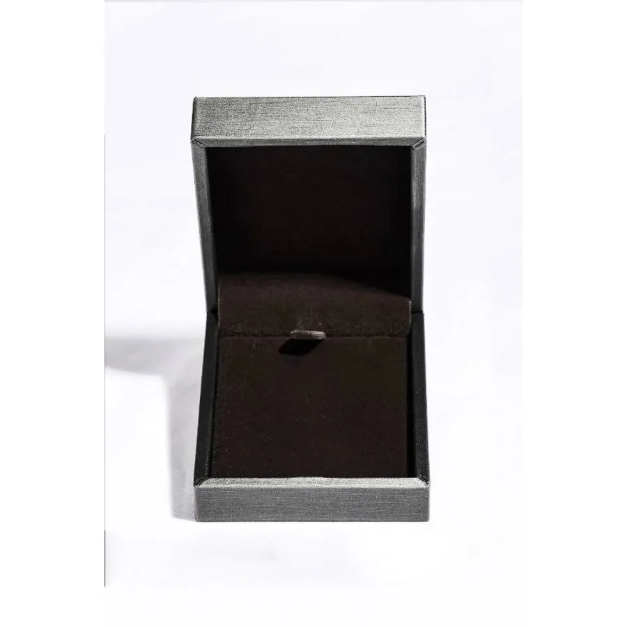 1 Carat Moissanite Geometric Pendant Chain Necklace