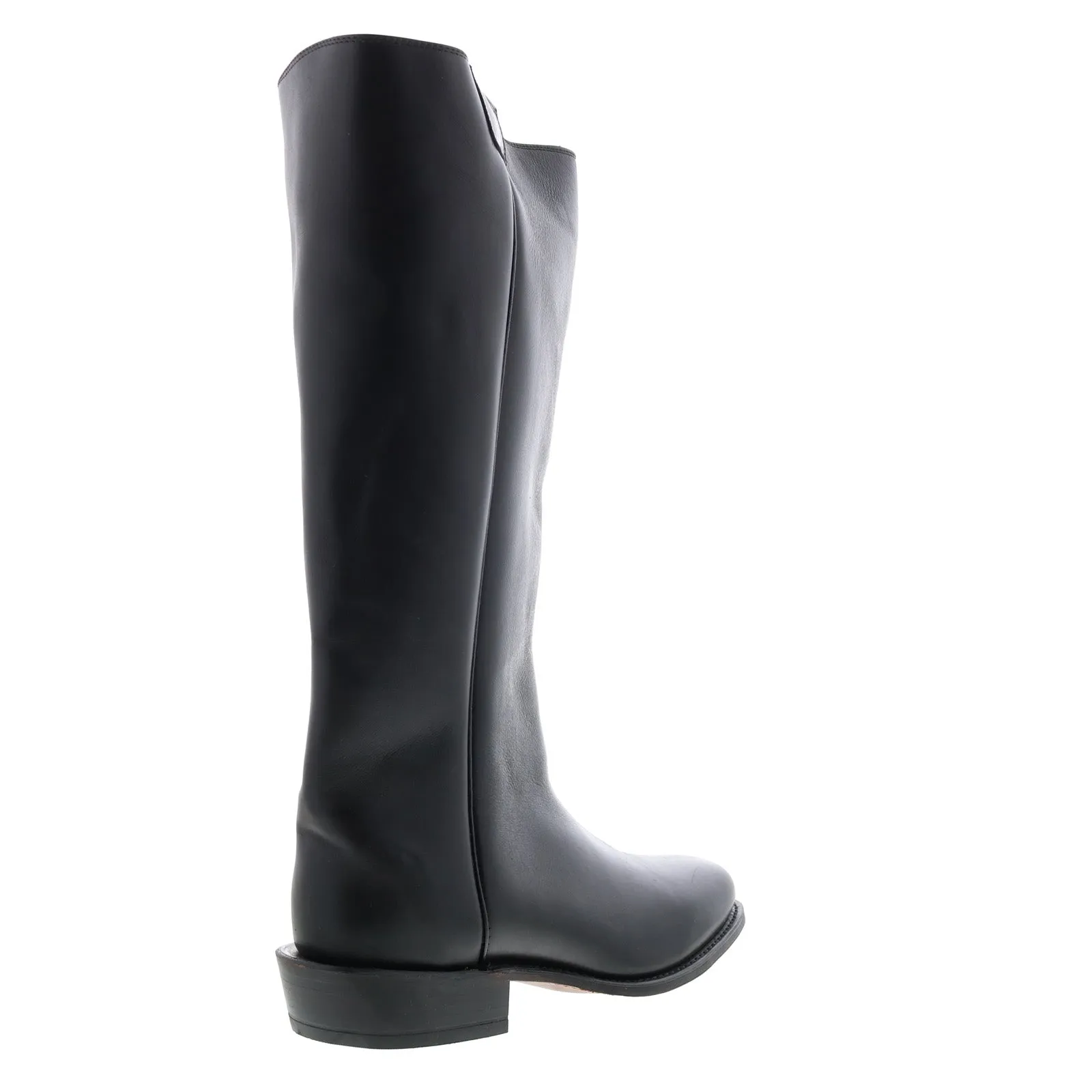 Abilene Boots 8220 Mens Black Wide Leather Slip On Cowboy Western Boots