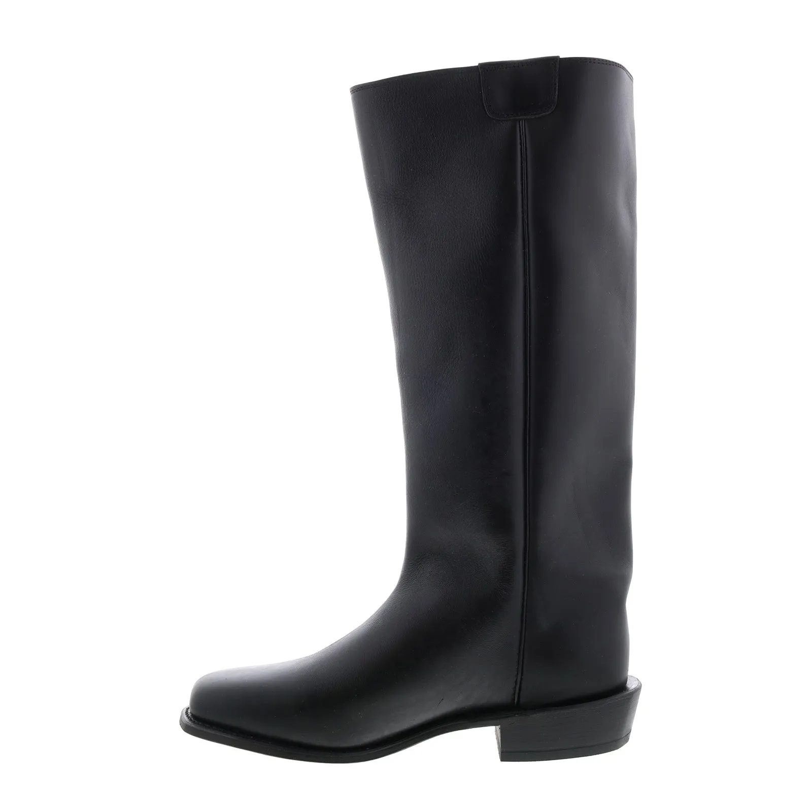 Abilene Boots 8220 Mens Black Wide Leather Slip On Cowboy Western Boots
