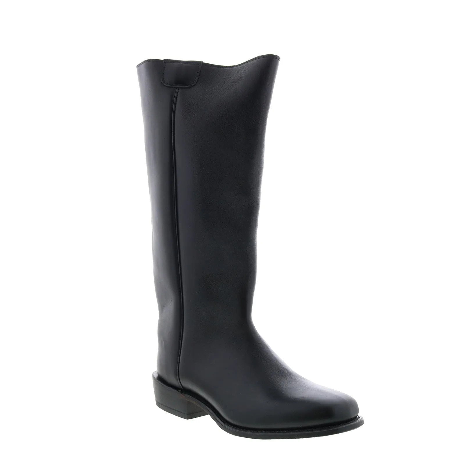 Abilene Boots 8220 Mens Black Wide Leather Slip On Cowboy Western Boots