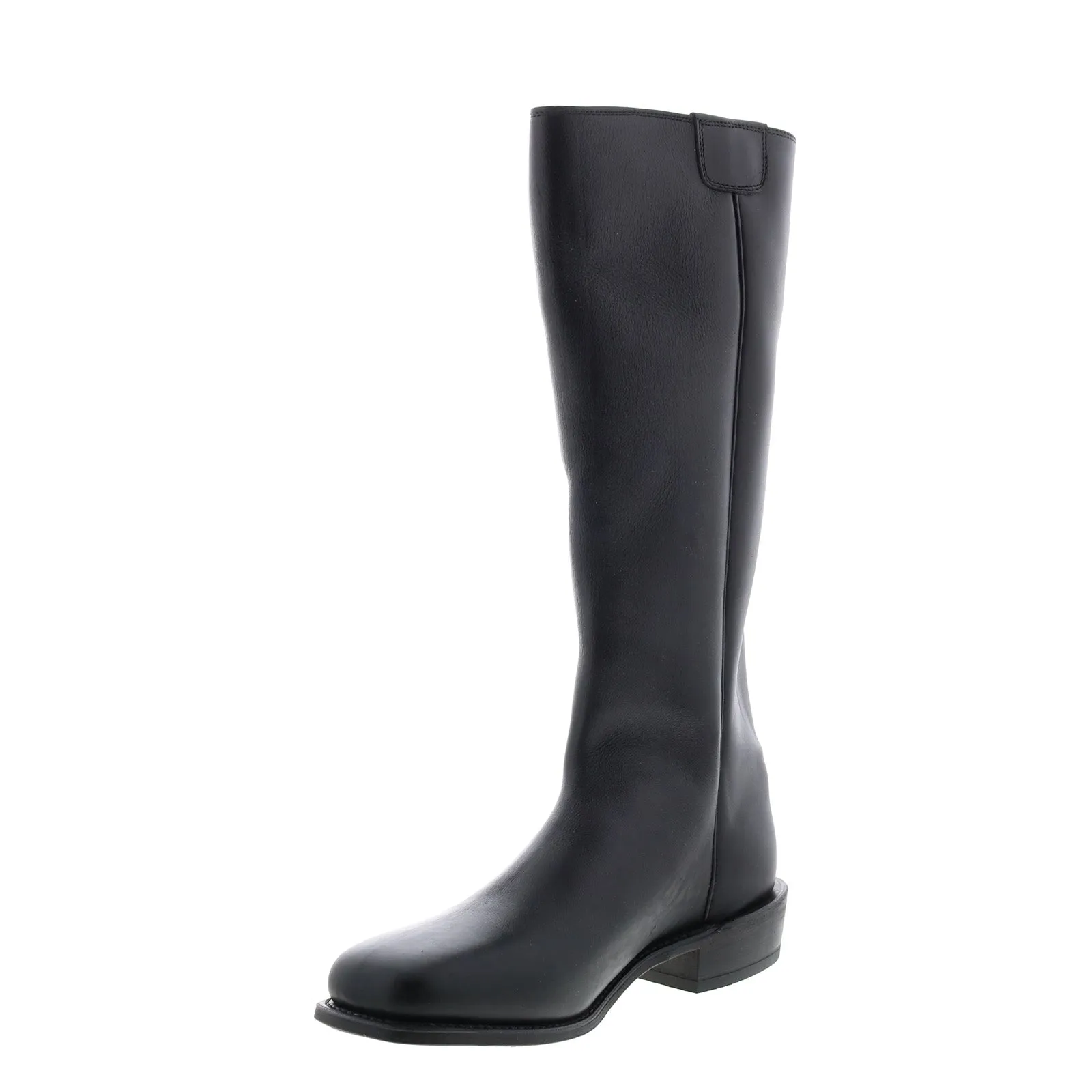 Abilene Boots 8220 Mens Black Wide Leather Slip On Cowboy Western Boots