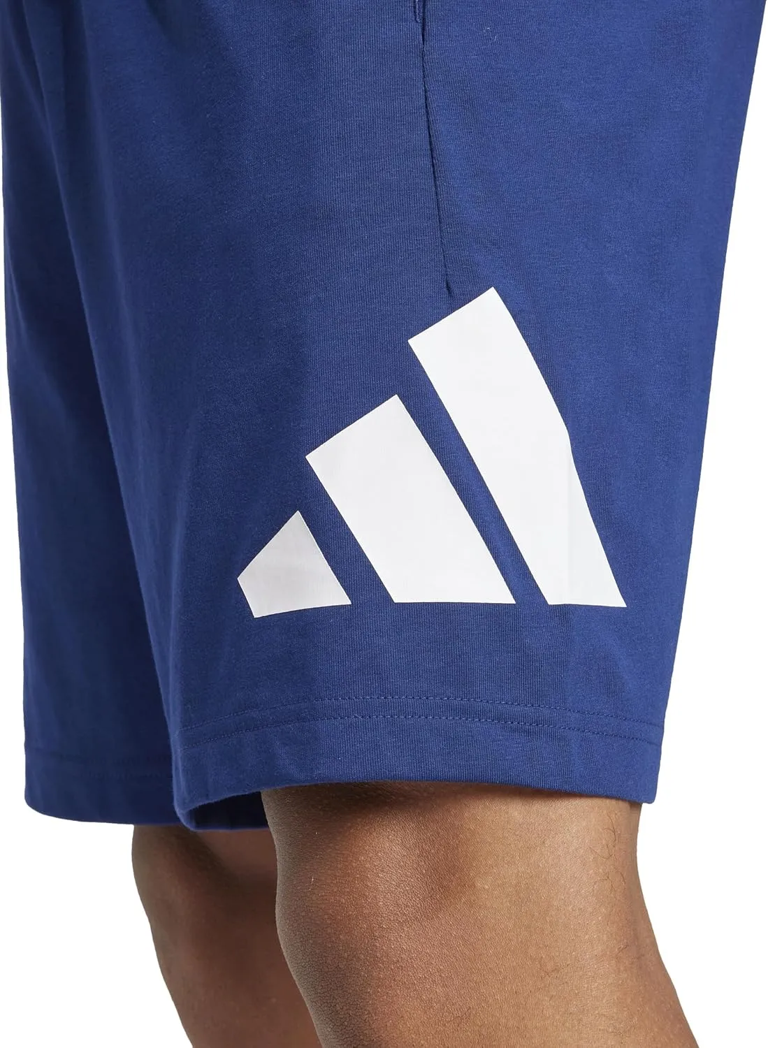adidas Men's Essentials Big Logo Single Jersey 7-inch Shorts