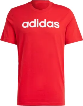adidas Men's Essentials Single Jersey Linear Embroidered Logo T-Shirt