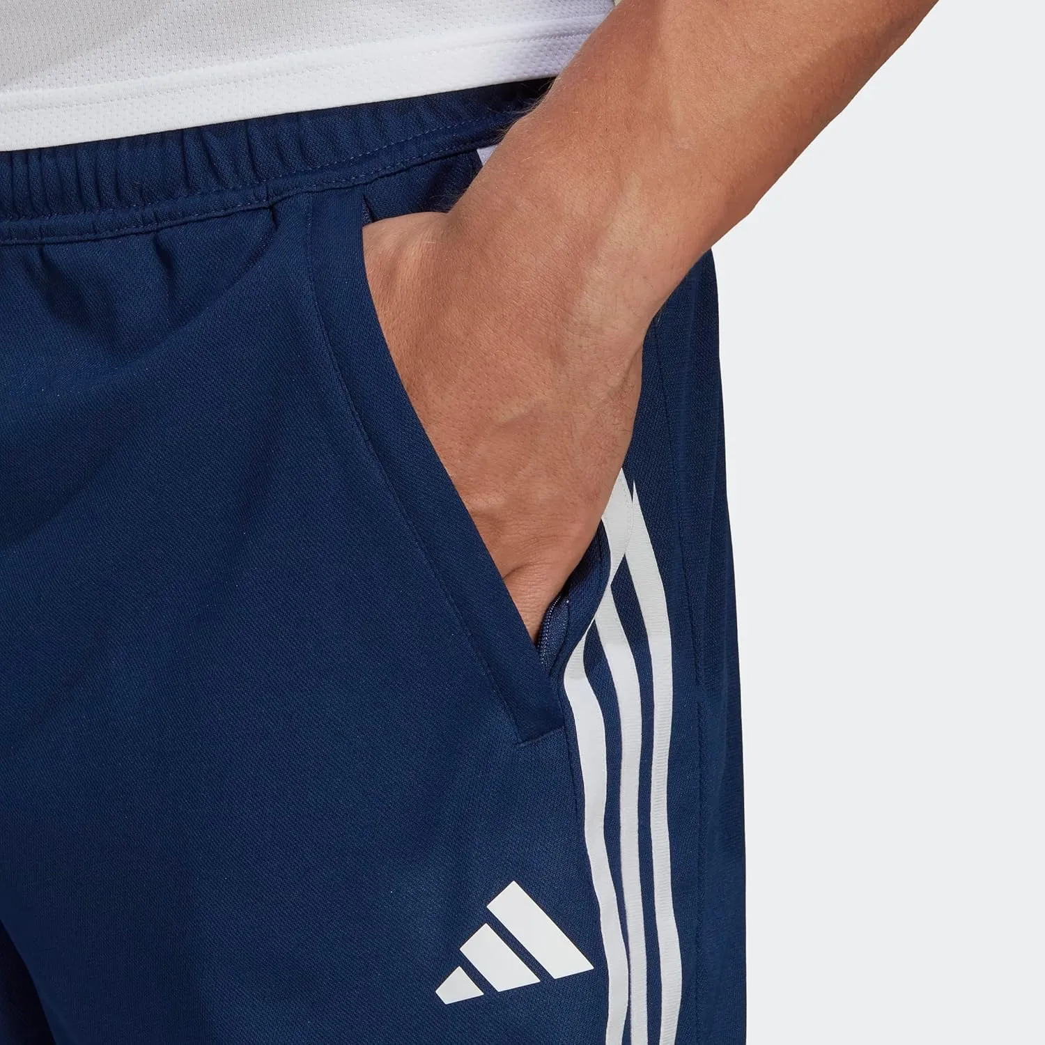 adidas Men's Train Essentials Piqu?? 3-Stripes Shorts