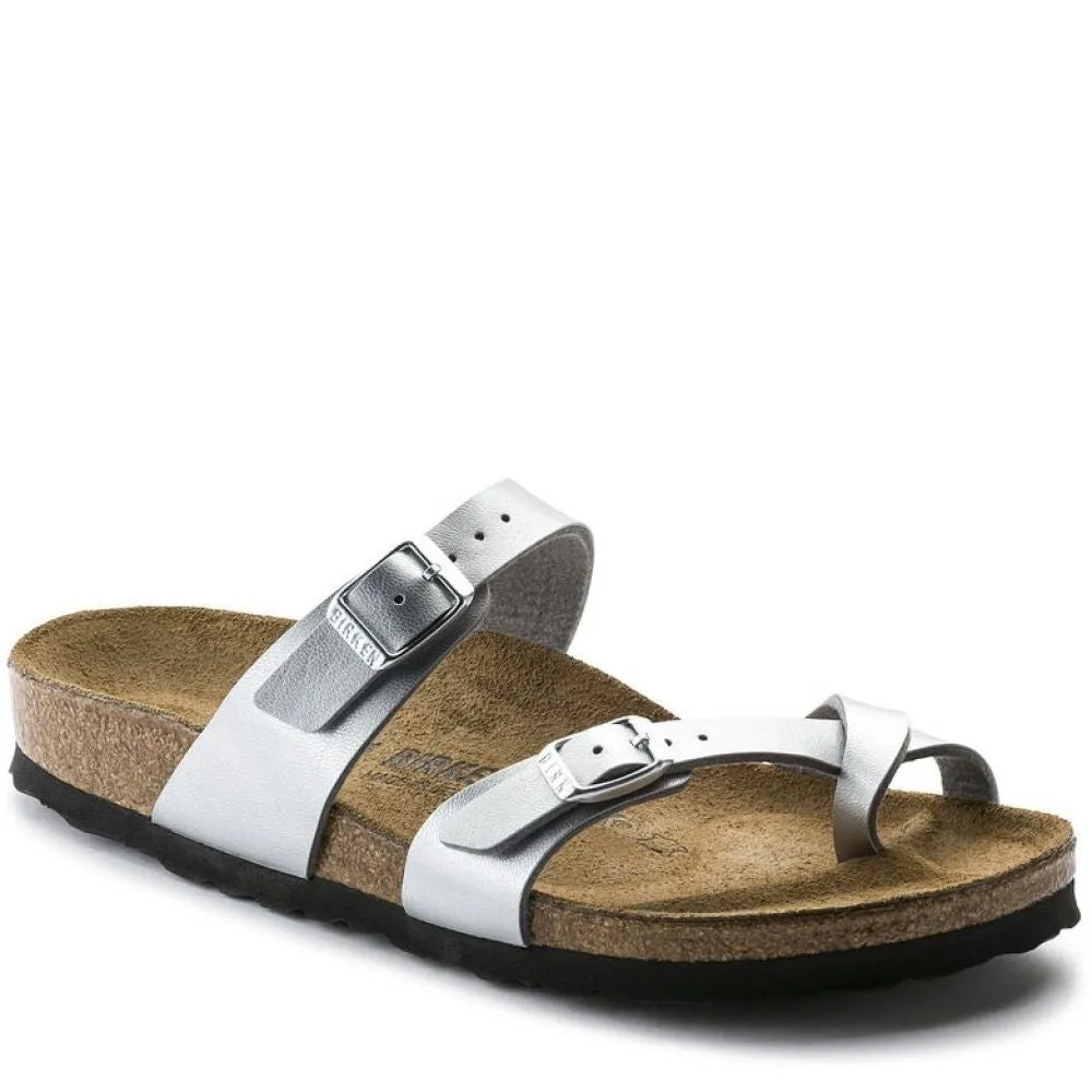 Birkenstock Women's Mayari Birko-Flor in Silver