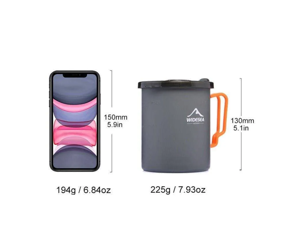 Camping Coffee Pot with French Press