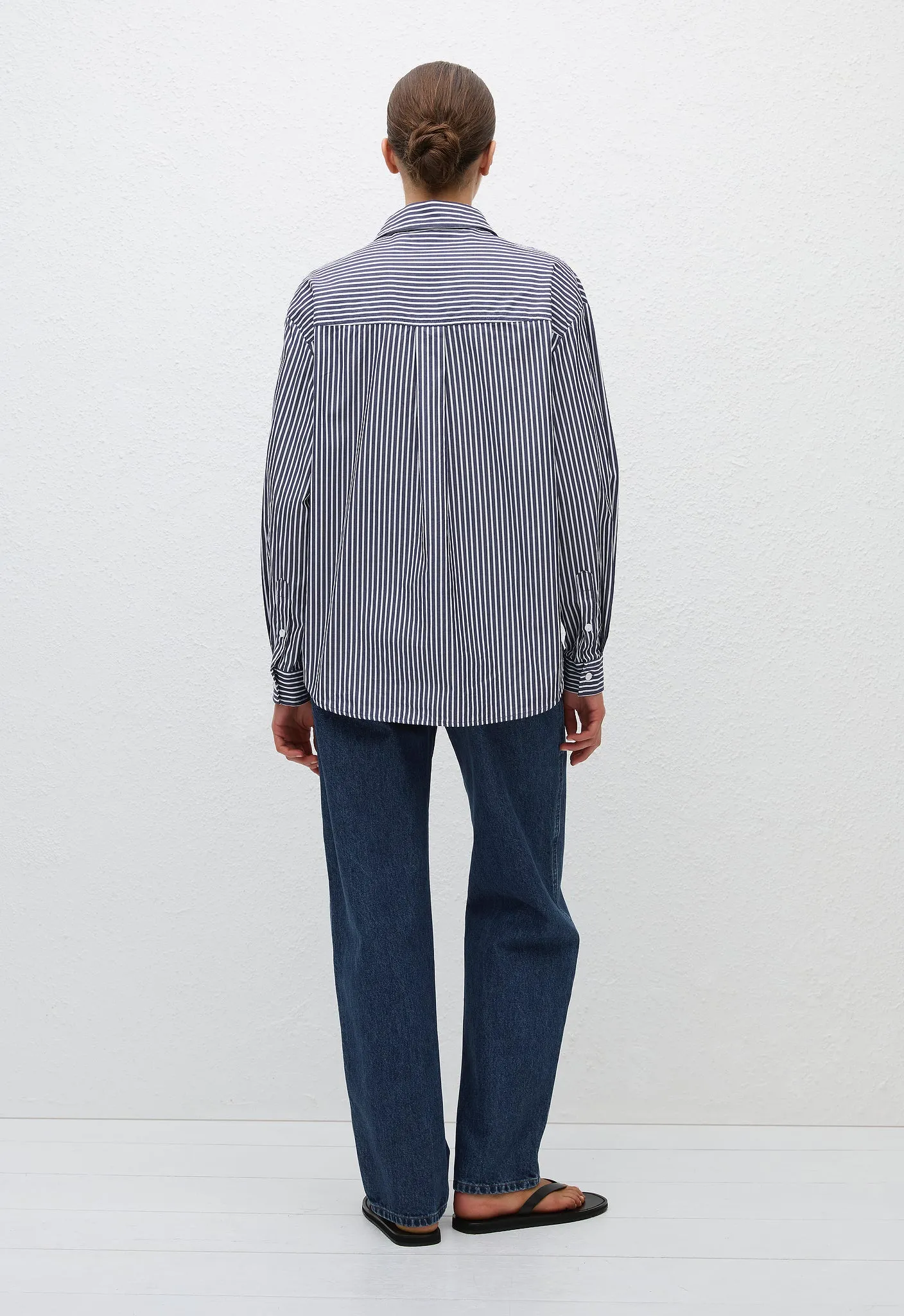 Classic Stripe Shirt - Navy Stripe