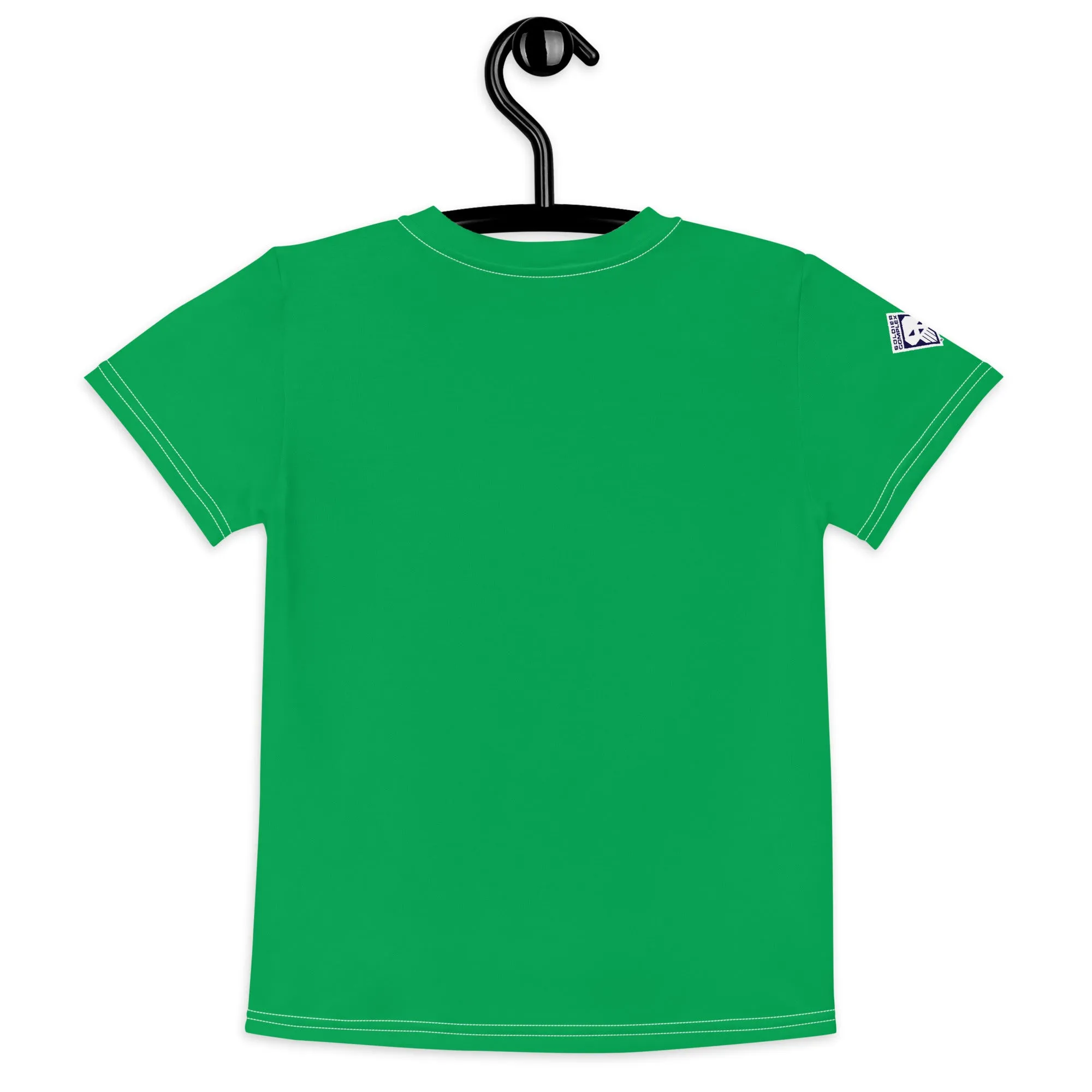 Comfortable Mobility: Boy's Short Sleeve Classic Jiu-Jitsu Rash Guard - Jade