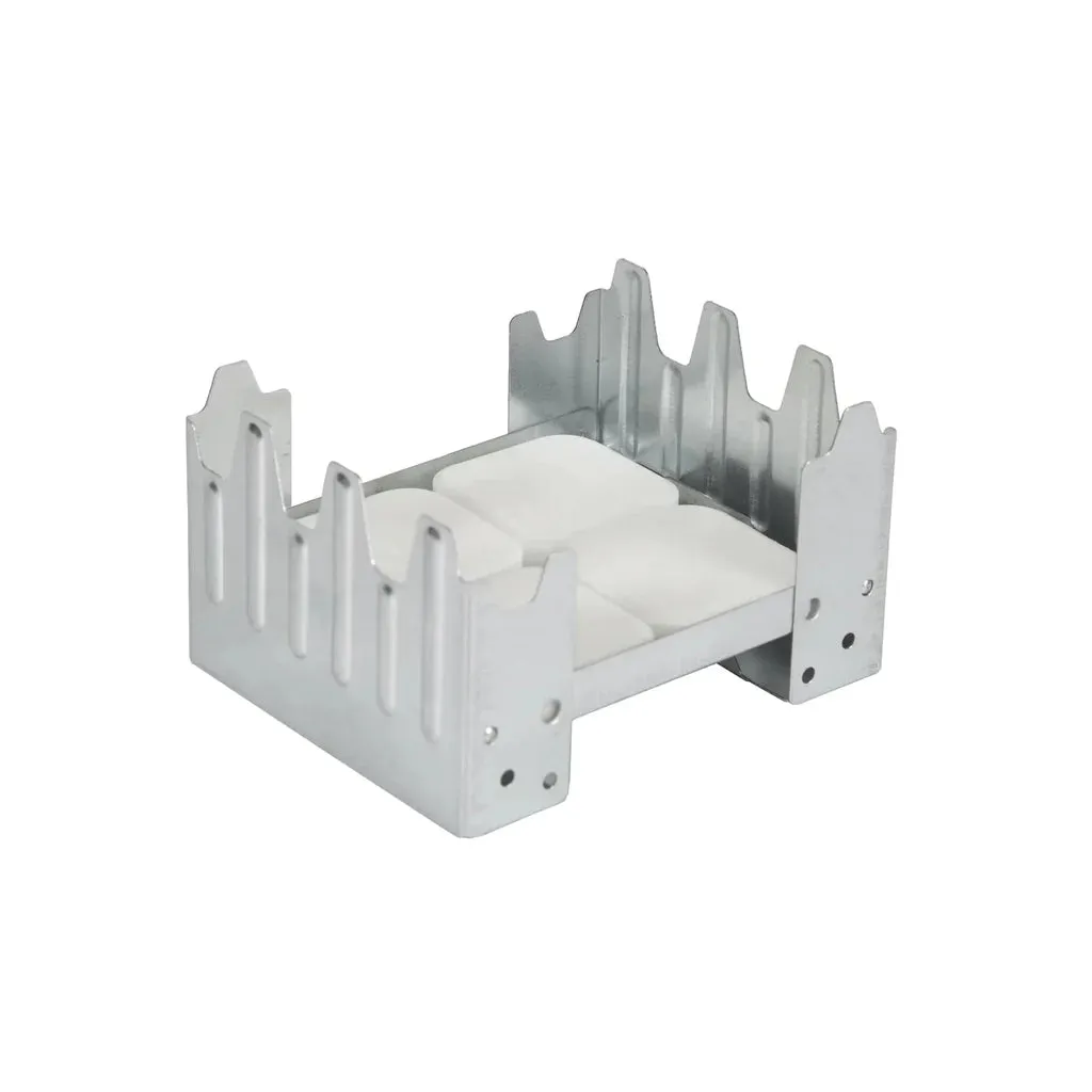 Emergency Folding Stove with Fuel Cubes