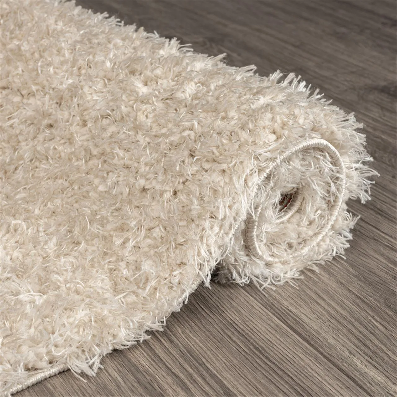 Fluffy and comfortable Fawn Plain Shag Rug