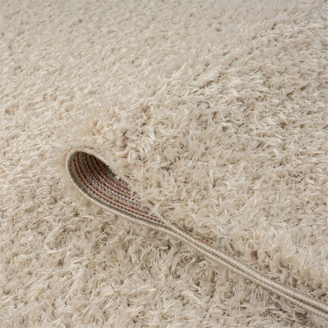 Fluffy and comfortable Fawn Plain Shag Rug
