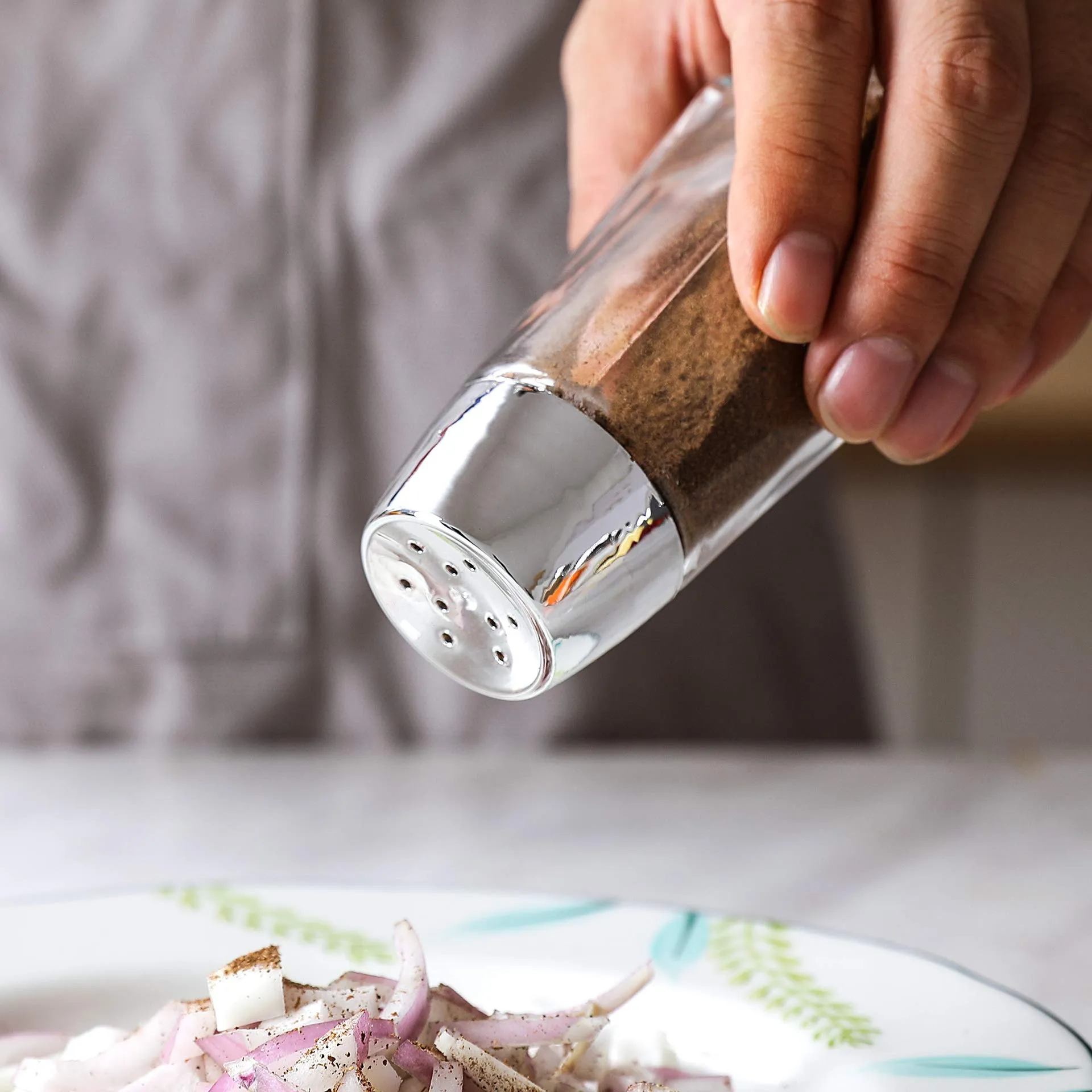 Glass Salt and Pepper Shaker Set-4pcs