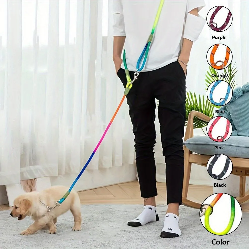 Hands-Free Reflective Bungee Dog Leash - Adjustable and Comfortable