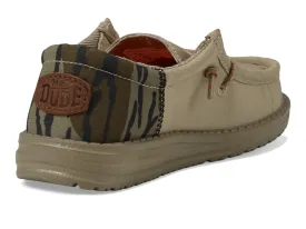 Hey Dude Wally Funk Mossy Oak Original Bottomland Loafers (Toddler), camouflage
