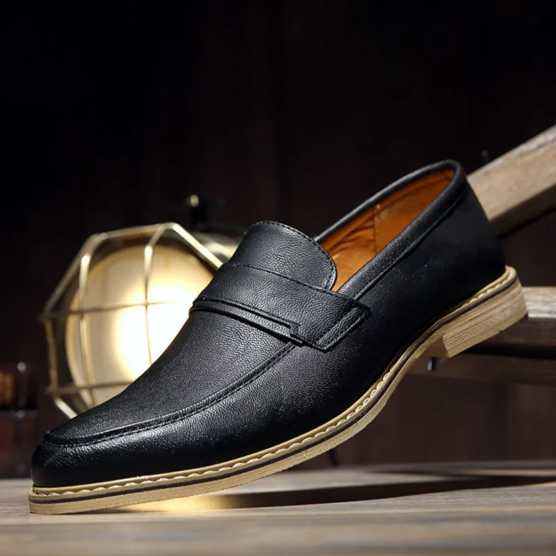 [Korean Style] Handmade Slip-On Oxford Shoes