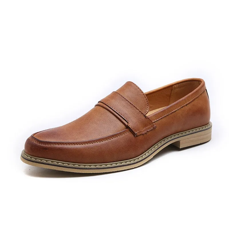 [Korean Style] Handmade Slip-On Oxford Shoes
