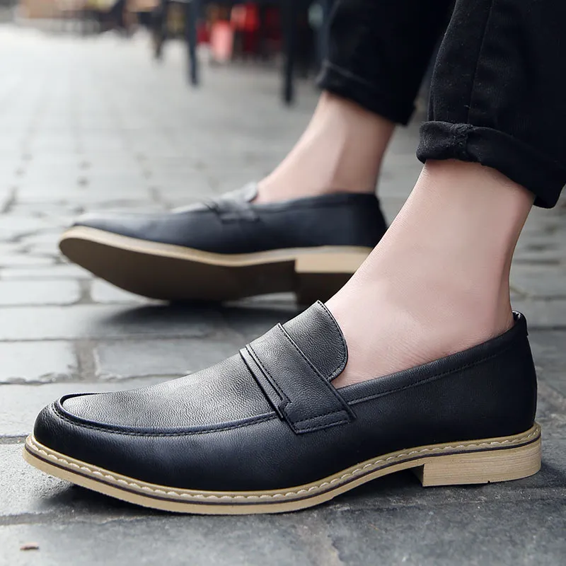 [Korean Style] Handmade Slip-On Oxford Shoes