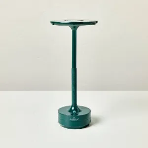 New - Portable Indoor/Outdoor LED Tabletop Lamp Green - Hearth & Hand with Magnolia