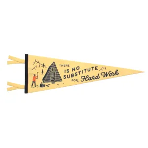 Oxford Pennant No Substitute For Hard Work Pennant