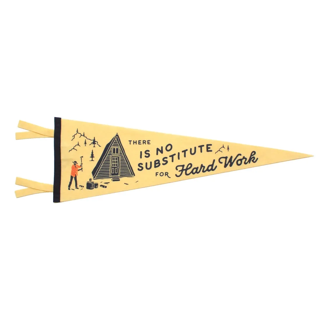 Oxford Pennant No Substitute For Hard Work Pennant