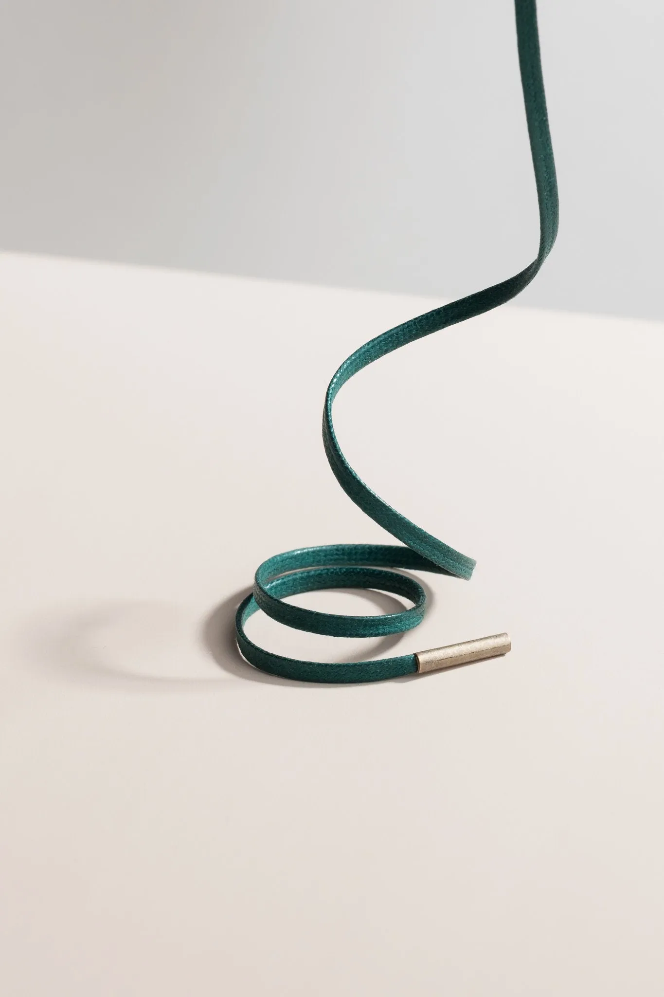 Pine Green | Flat Waxed Shoelaces