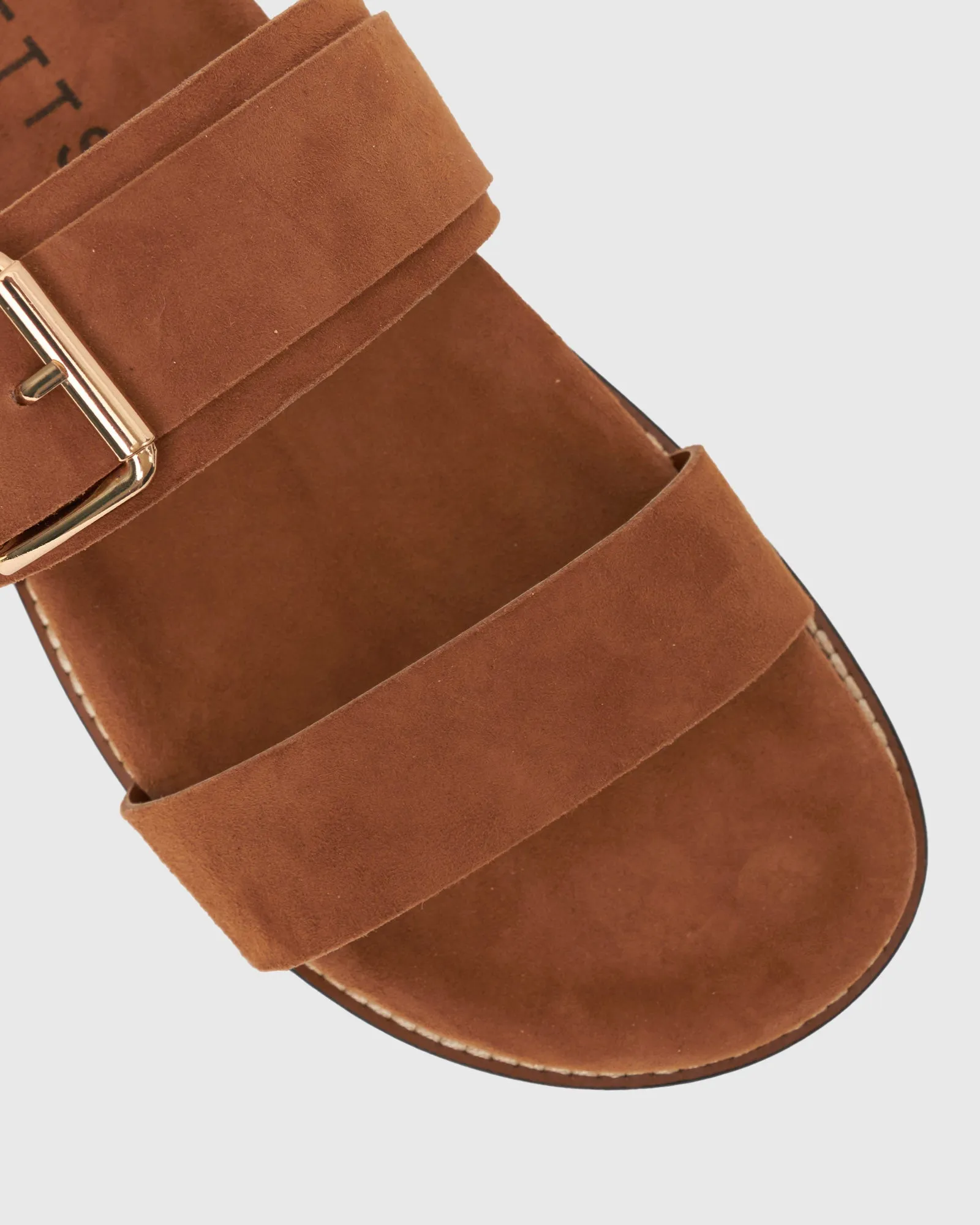 PRE-ORDER BYRON Double Strap Suede Sandals
