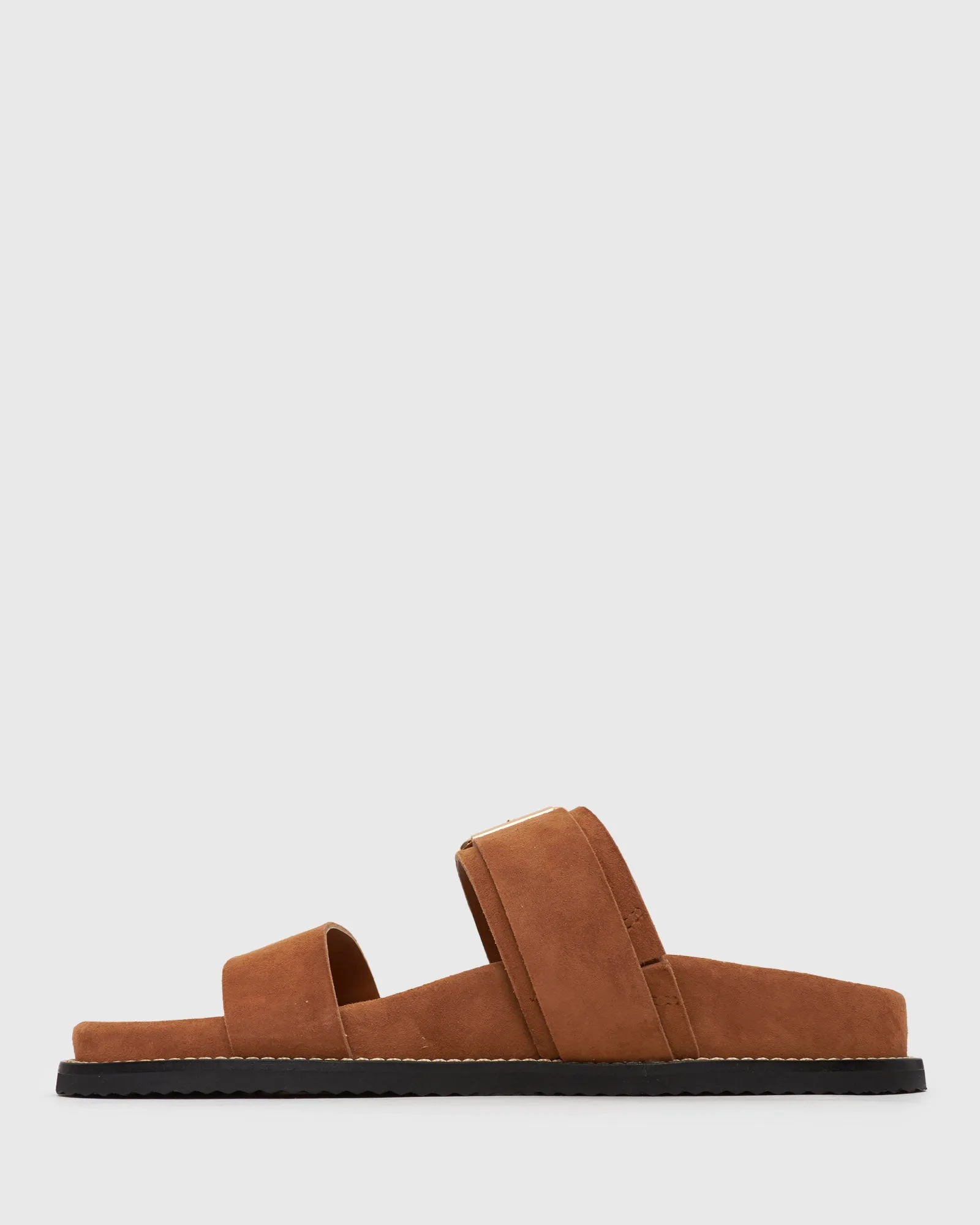 PRE-ORDER BYRON Double Strap Suede Sandals