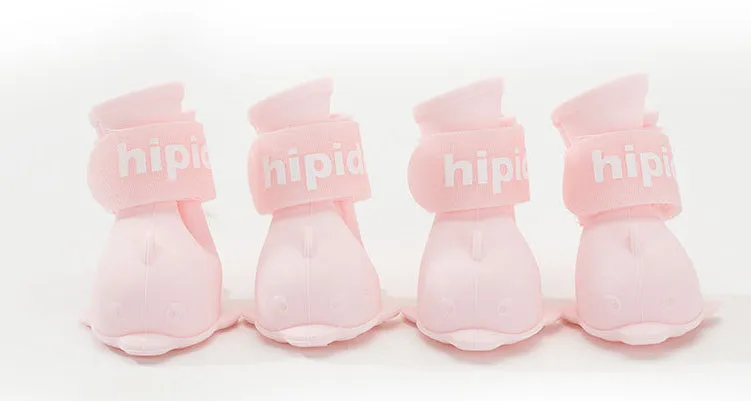 Puppy Candy Colors Rain Shoes (4Pcs) | Dolphin Shape