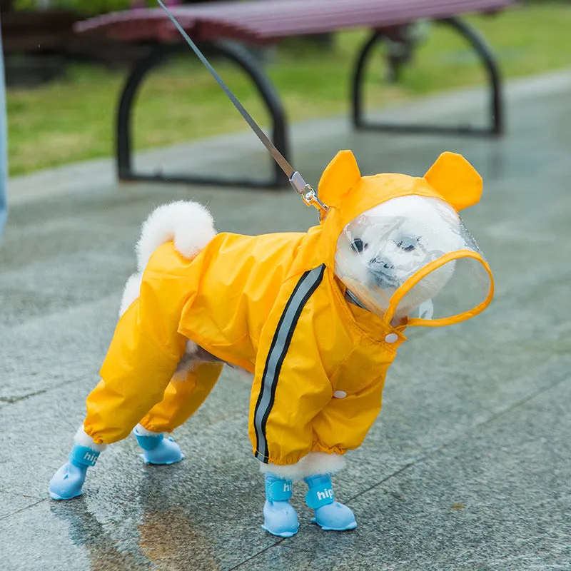 Puppy Candy Colors Rain Shoes (4Pcs) | Dolphin Shape