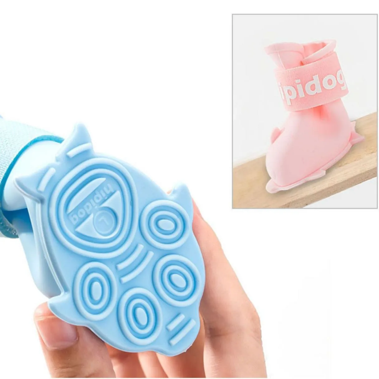Puppy Candy Colors Rain Shoes (4Pcs) | Dolphin Shape