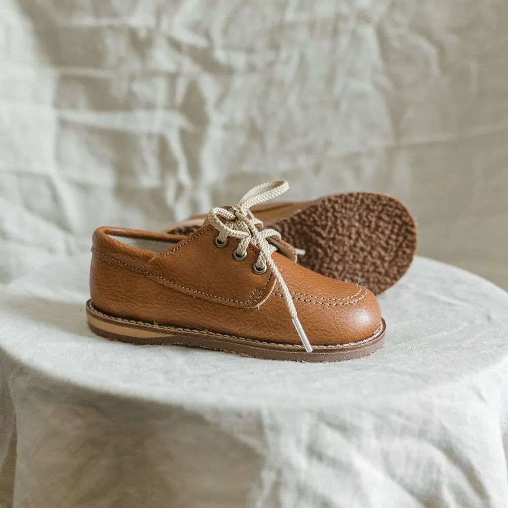 Rory Boat Shoe | Cognac