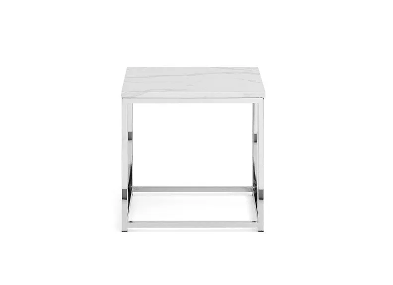 Scala White Lamp Table