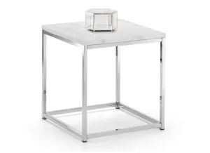 Scala White Lamp Table