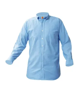 School Apparel - Boy Long Sleeve Husky Oxford