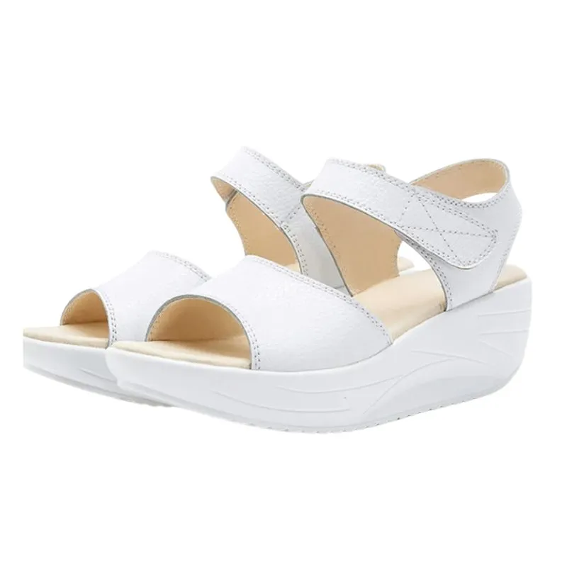 Women's Orthopedic Platform Sandals -Rocker Bottom Shoe